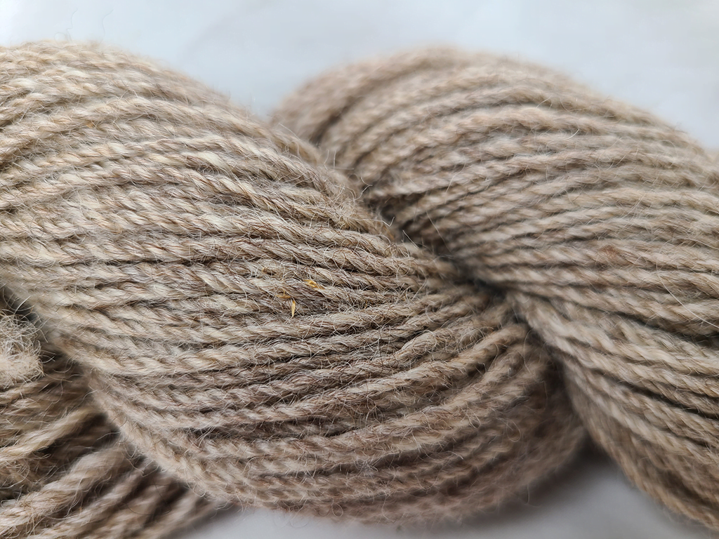 yarn – Natural Oatmeal Brown – Sport