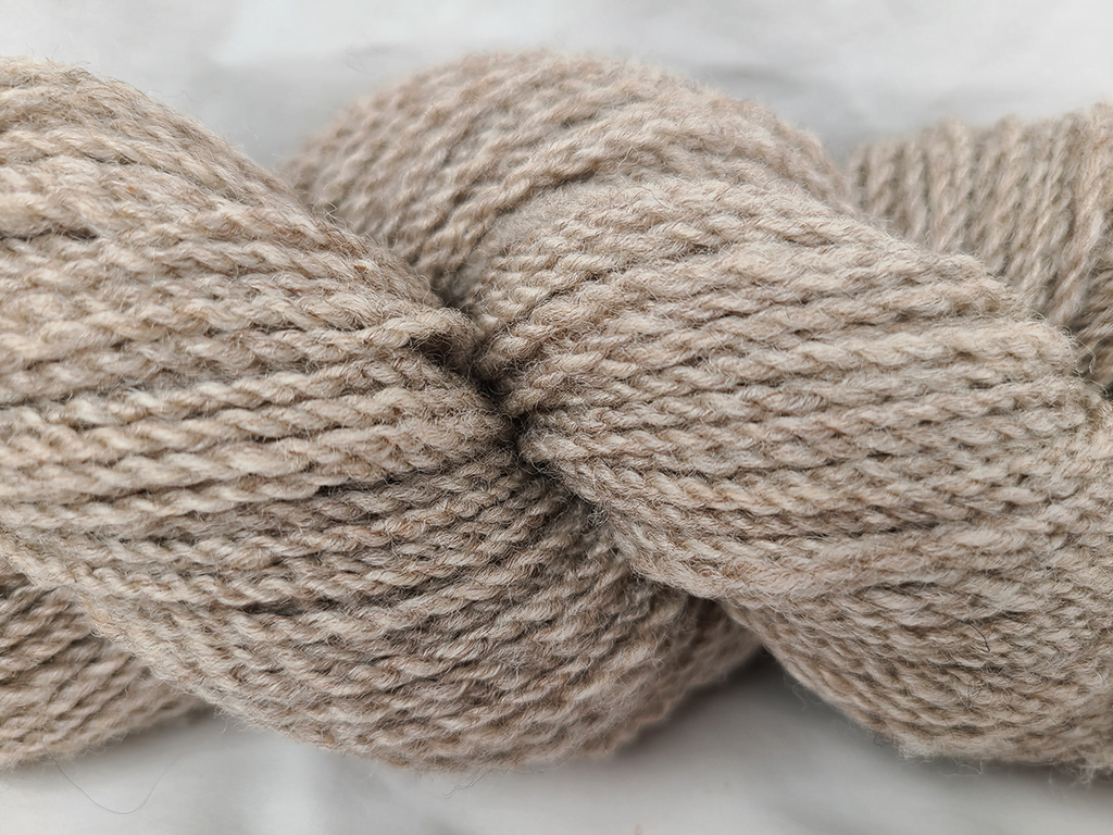 yarn – Natural Light Oatmeal Brown – Worsted
